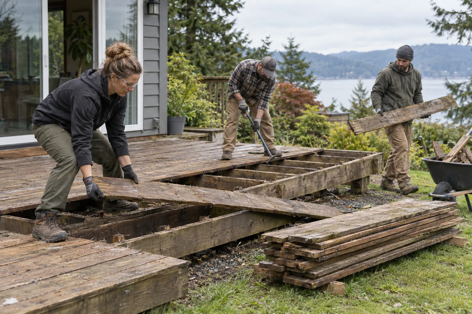 Illustrative scene for Deck Deconstruction or Demolition: Which Fits Your Project?